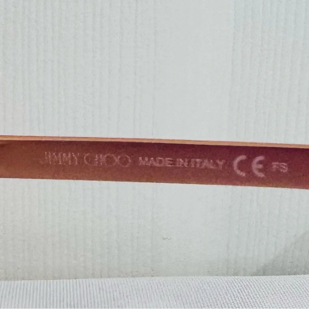 JIMMY CHOO ~ 2-Reading Glass Frames with Snakeskin Embossed Magnetic Case Holder